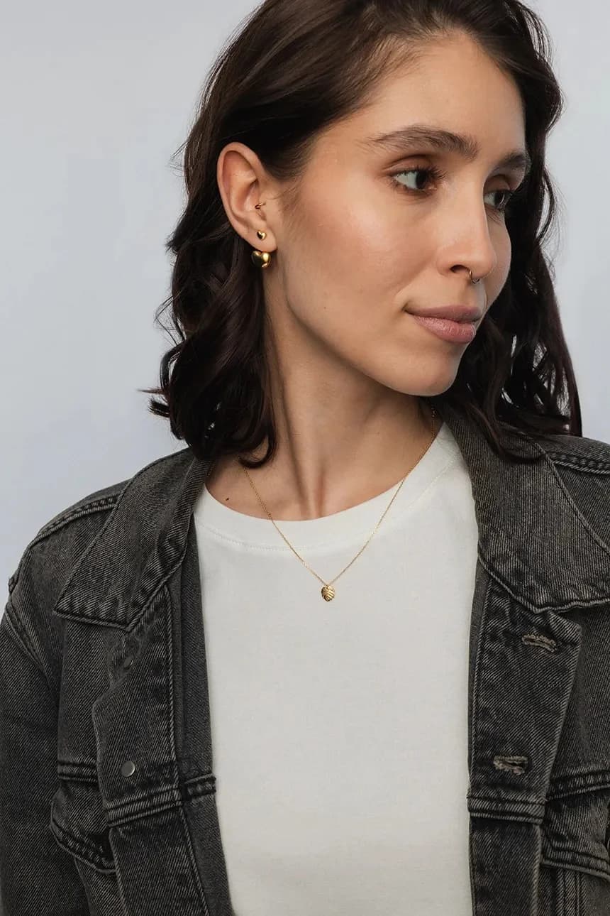 Серьги ROMANTICA из позолоченного серебра - фото 4