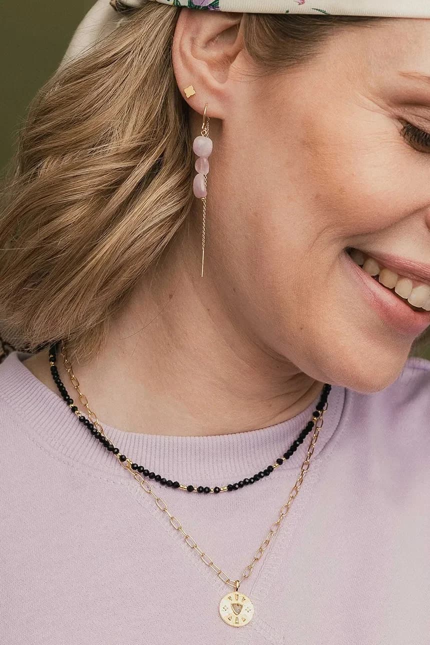 Позолоченные серебряные серьги ЛЕТО - фото 4