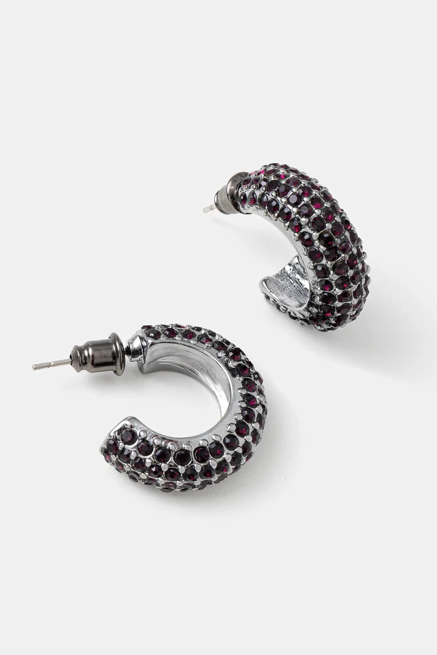 Серьги бордовые для женщин