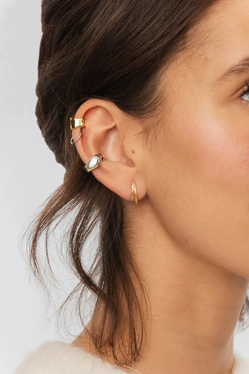 ВИНТАЖНЫЕ позолоченные серьги - фото 4