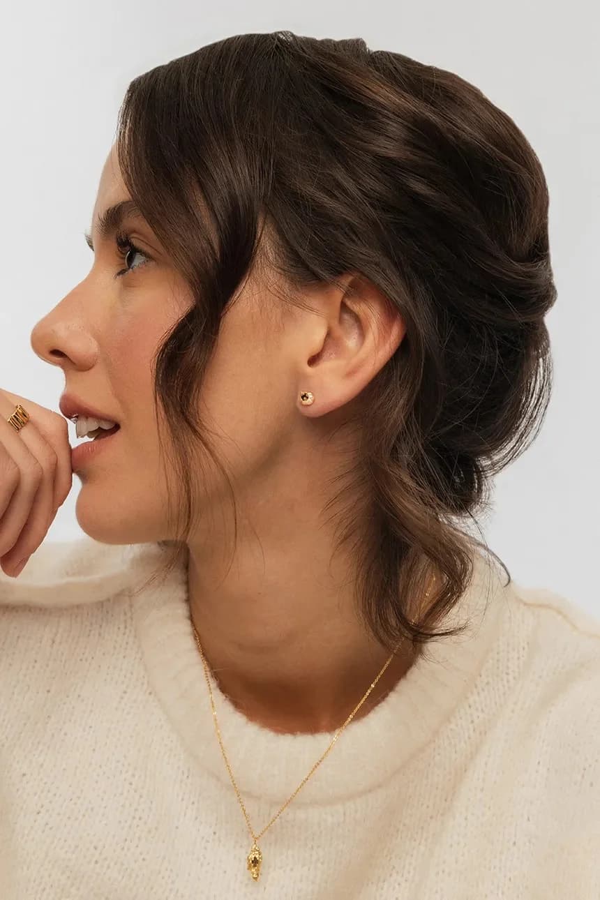 ВИНТАЖНЫЕ позолоченные серьги - фото 3