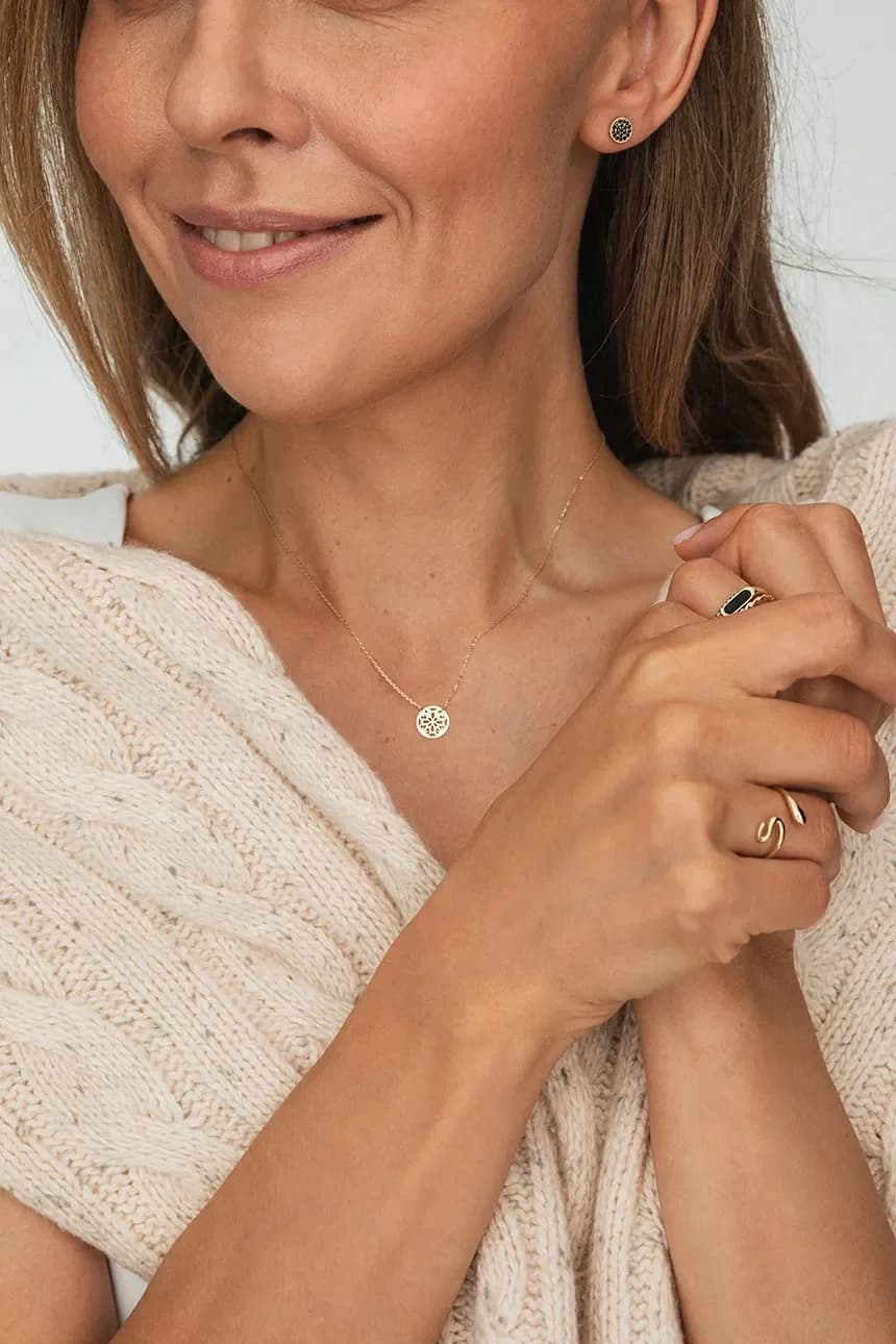 СВЕТЯЩИЕСЯ золотые серьги - фото 4