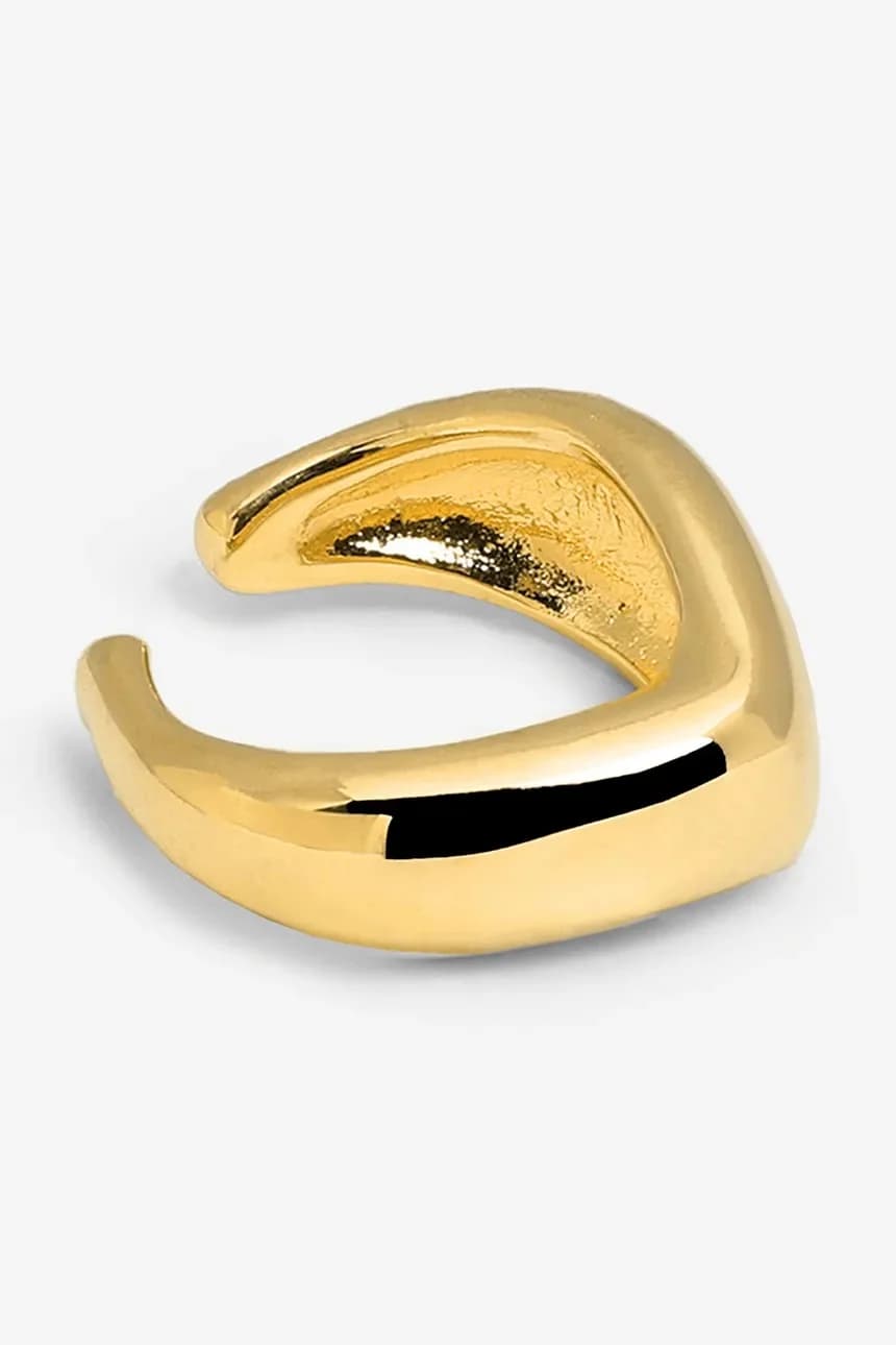 ВИНТАЖНАЯ позолоченная серьга - фото 3