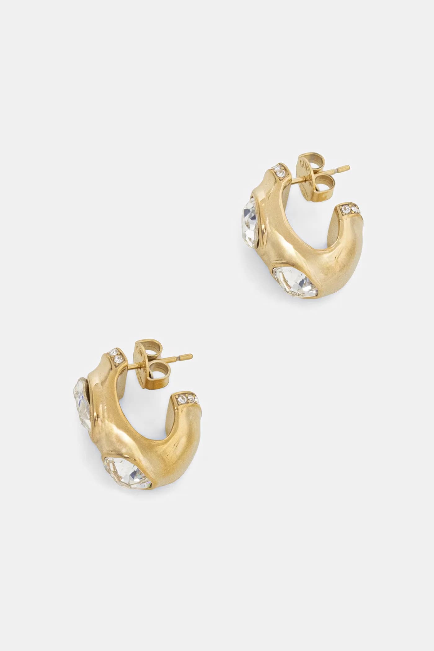 Женские серьги из нержавеющей стали с цирконом MAMOUNIA