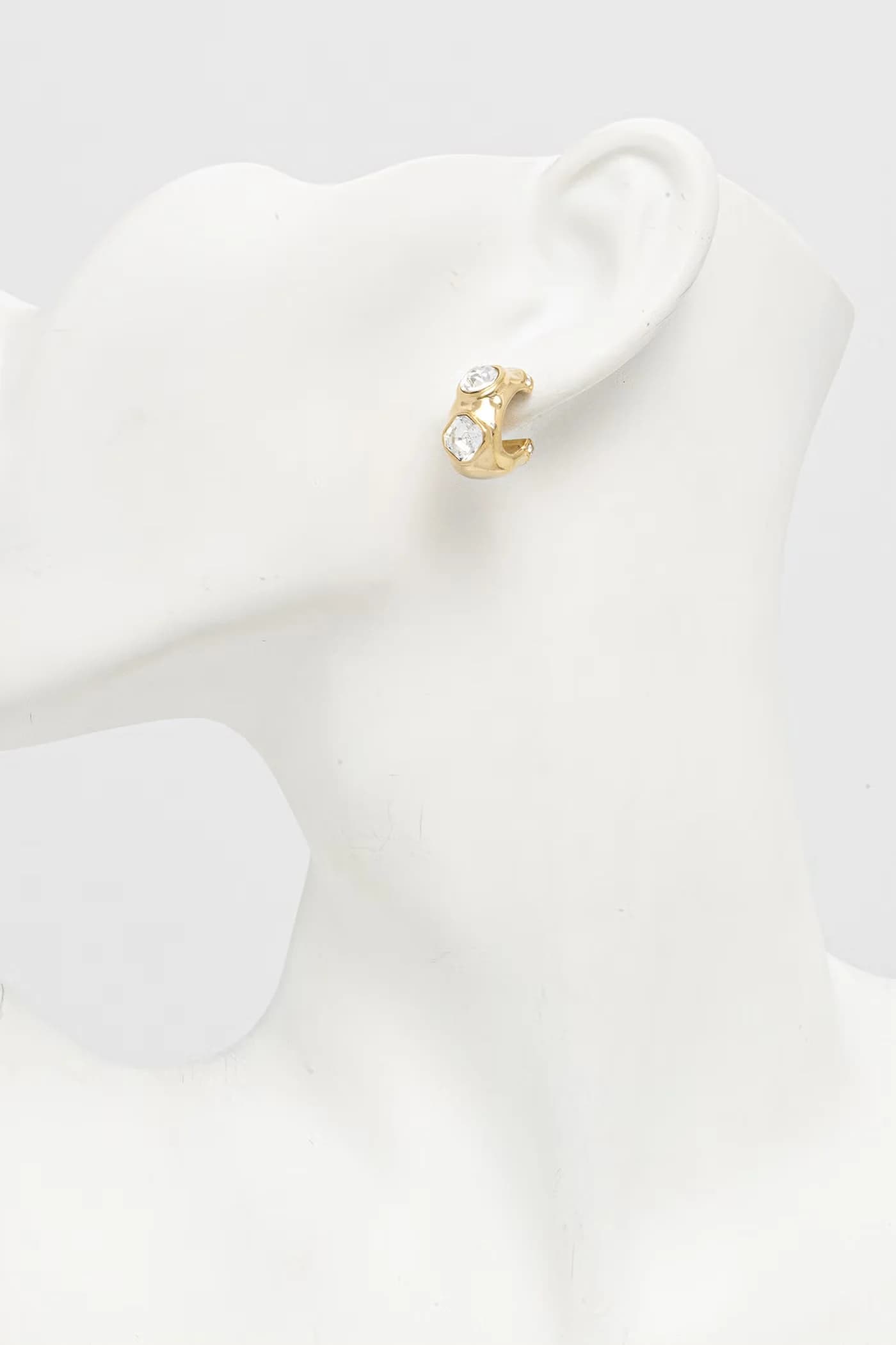 Женские серьги из нержавеющей стали с цирконом MAMOUNIA - фото 3