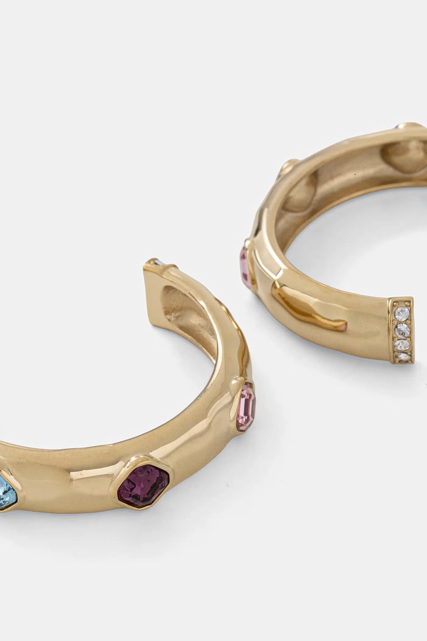 Женские серьги из нержавеющей стали с цирконами MAMOUNIA - фото 2