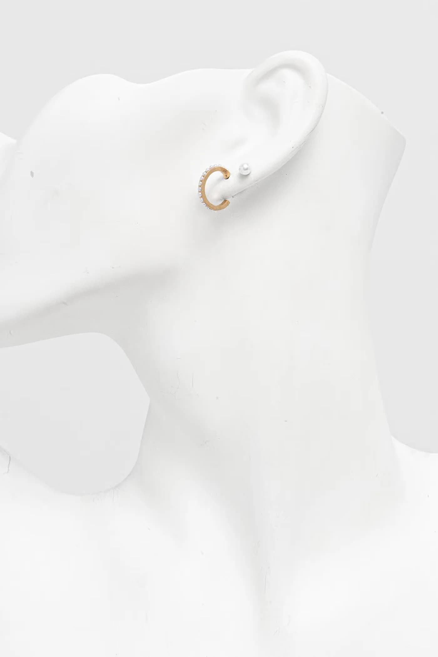 Женские металлические серьги, 2 шт. - фото 2