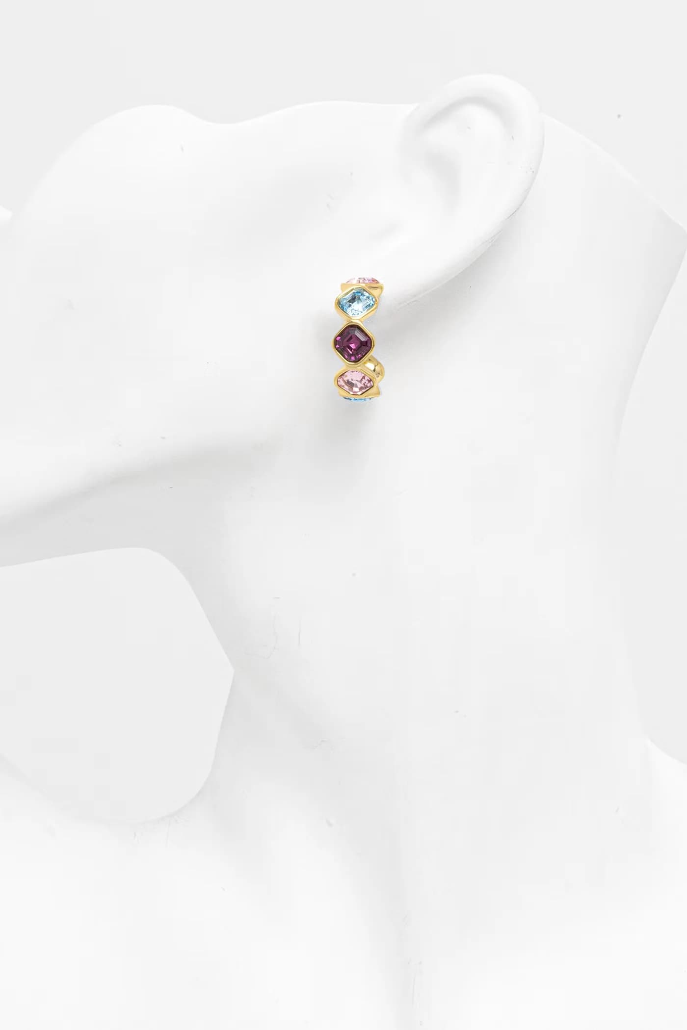 Женские серьги из нержавеющей стали с кристаллами MAMOUNIA - фото 3