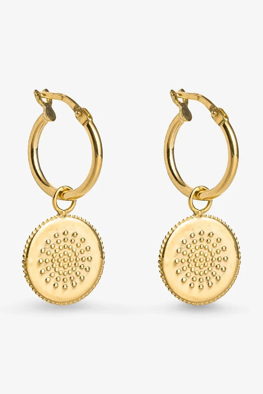 ВИНТАЖНЫЕ серебряные серьги с позолотой