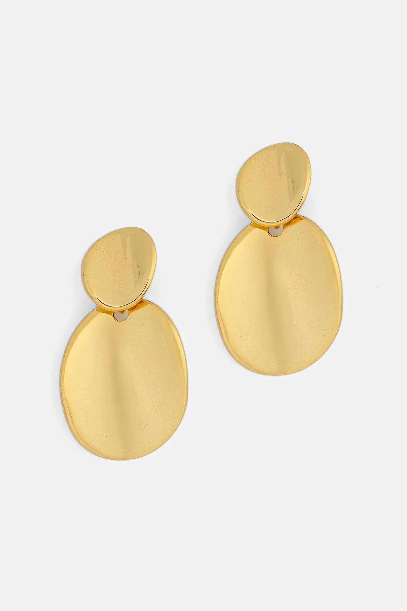 Позолоченные серьги