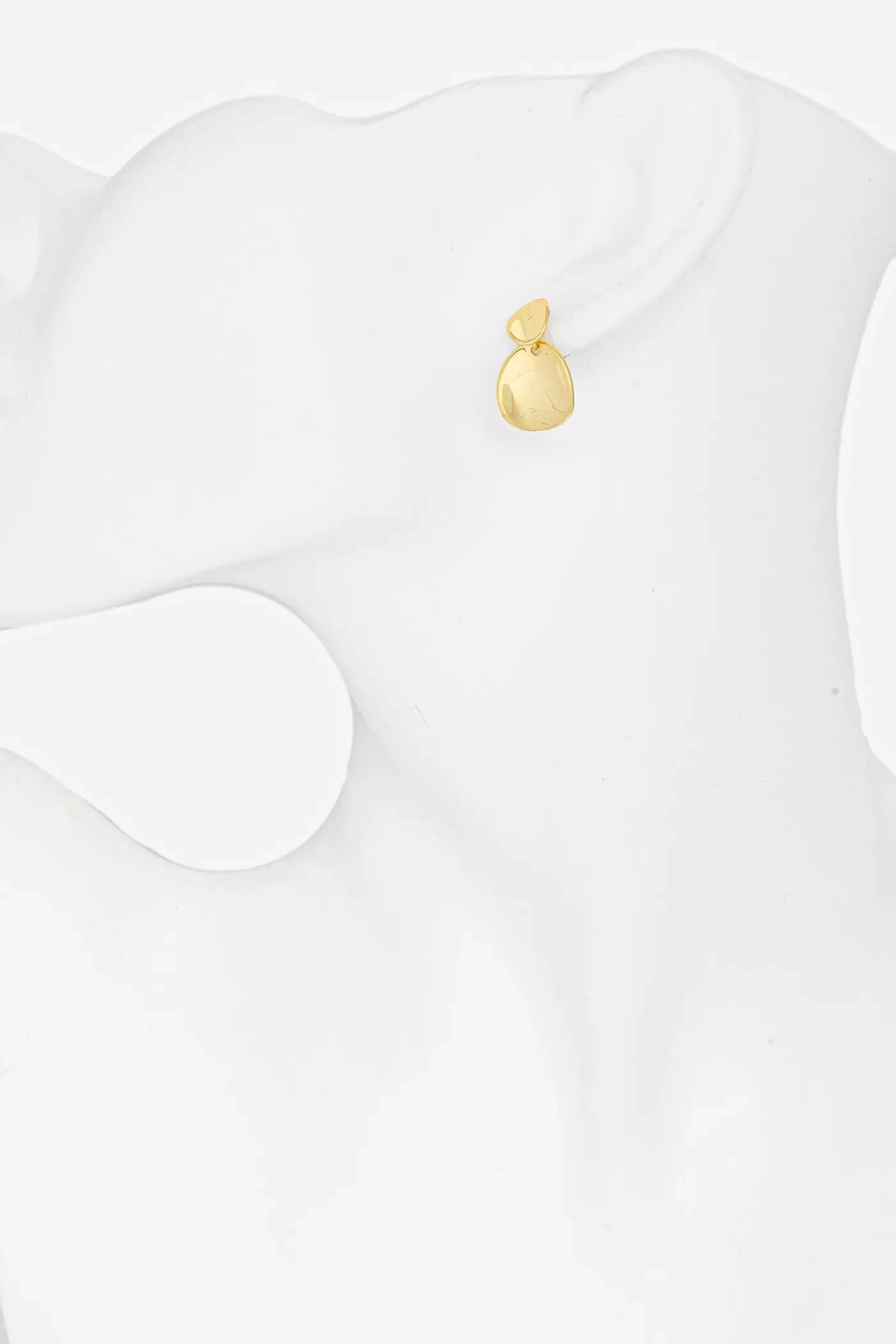 Позолоченные серьги - фото 3