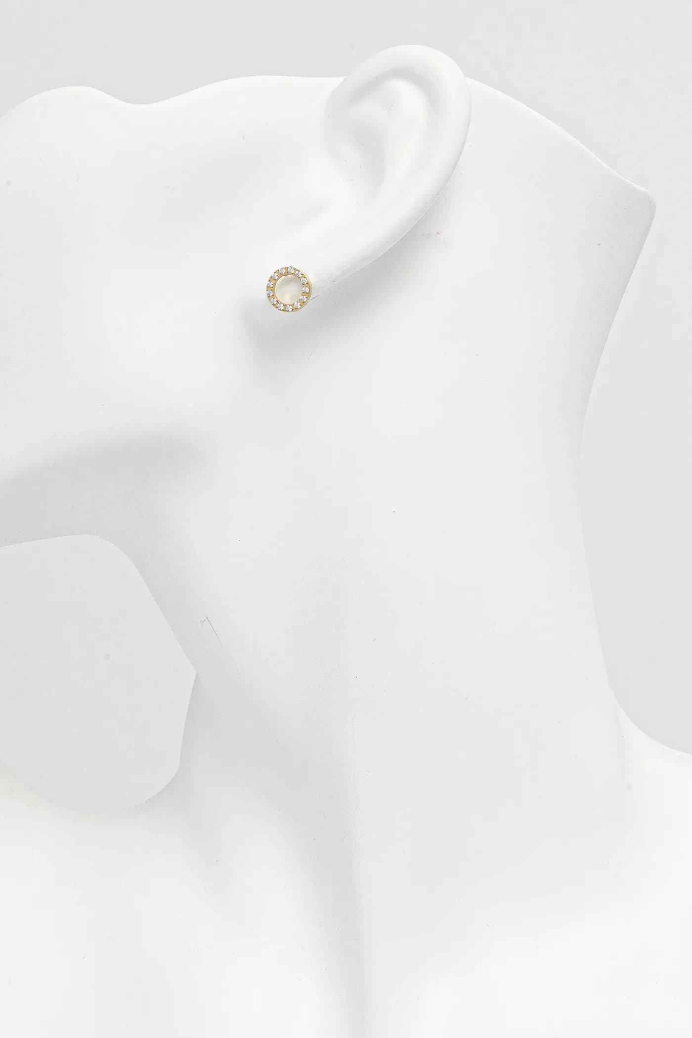 Позолоченные серьги Glow - фото 3