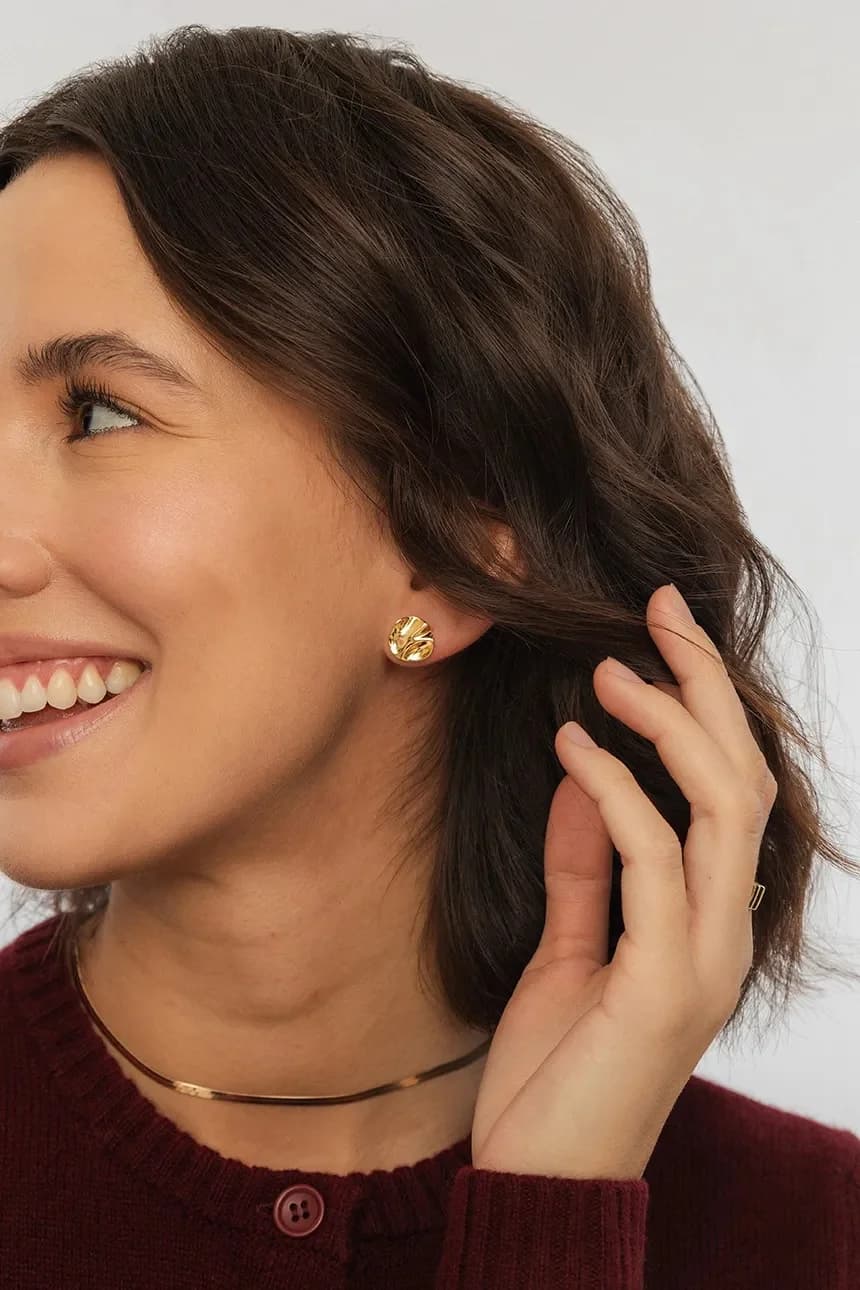 ВИНТАЖНЫЕ позолоченные серьги - фото 4