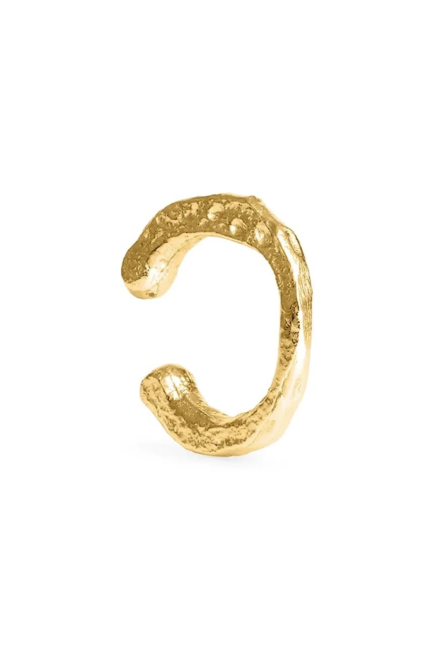 ВИНТАЖНАЯ позолоченная серьга