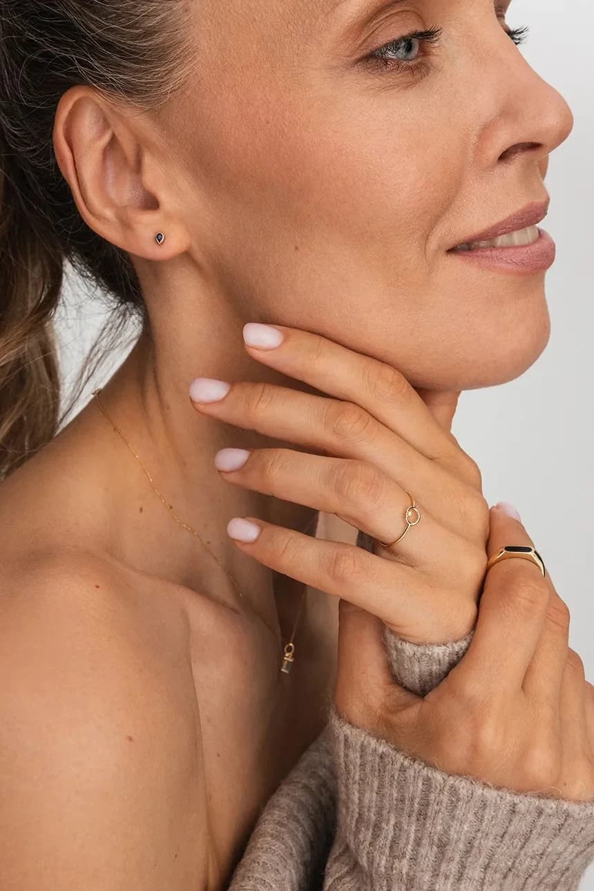 Золотые серьги ДОЛЬЧЕ ВИТА - фото 3