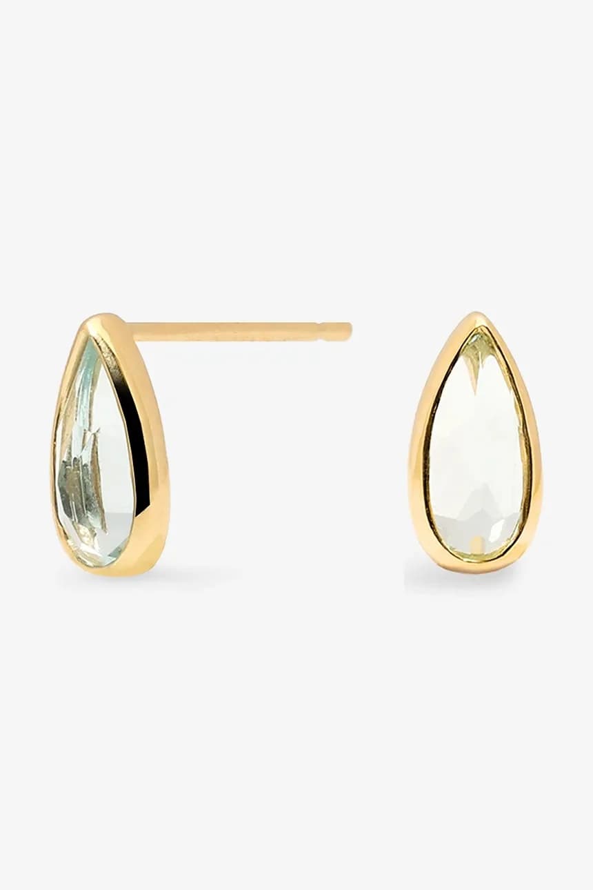 серебряные серьги DUO с позолотой - фото 2