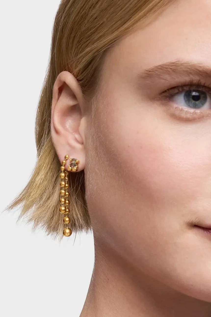 Позолоченные серебряные серьги Bold Bear Lab - фото 4