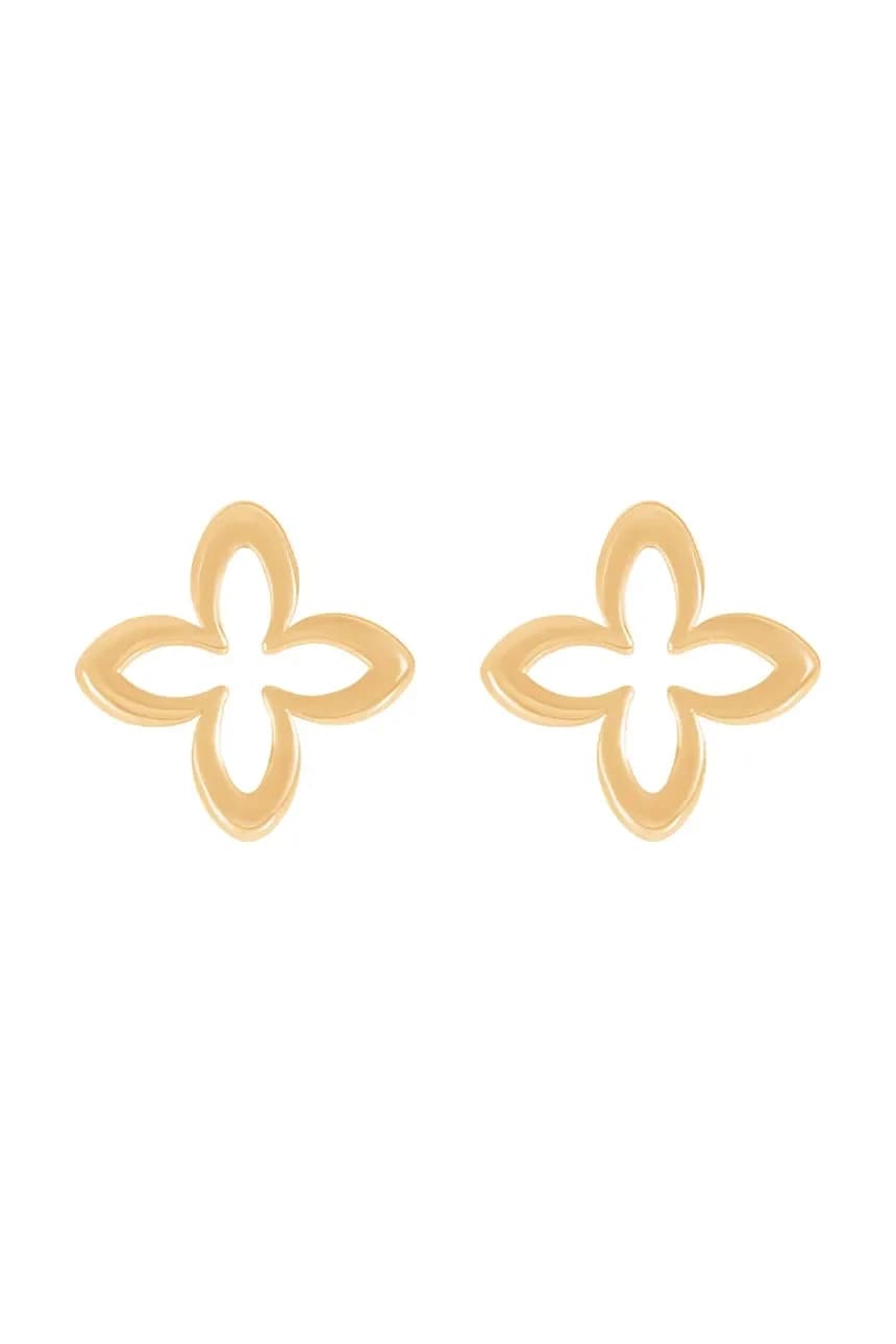 Позолоченные серьги золотые для женщин