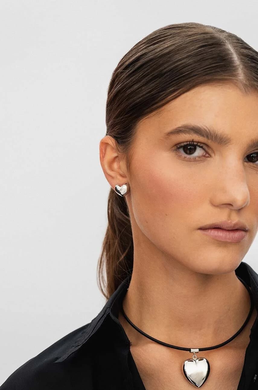 Серебряные серьги РОМАНТИКА - фото 3