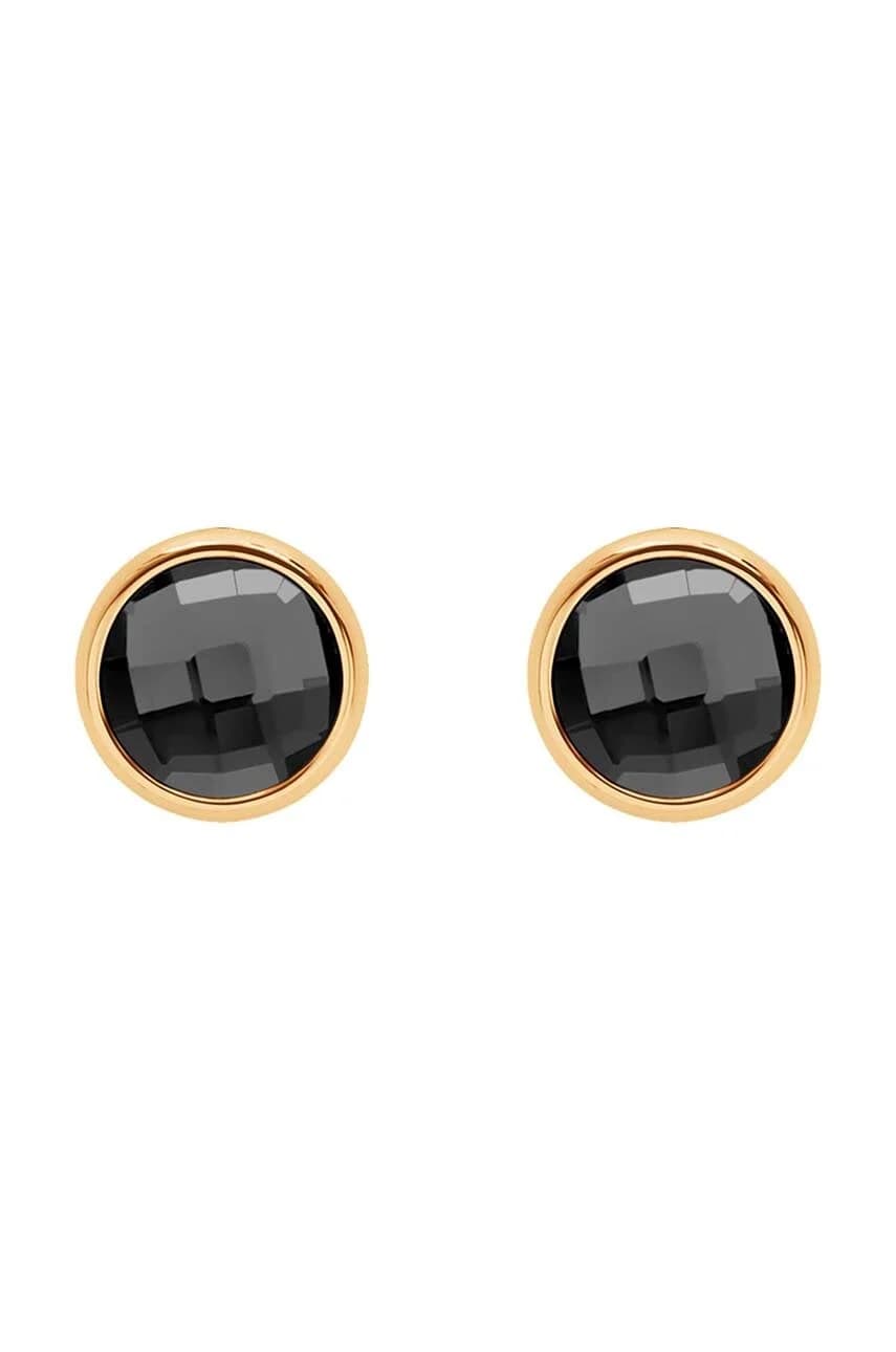 Позолоченные серьги One