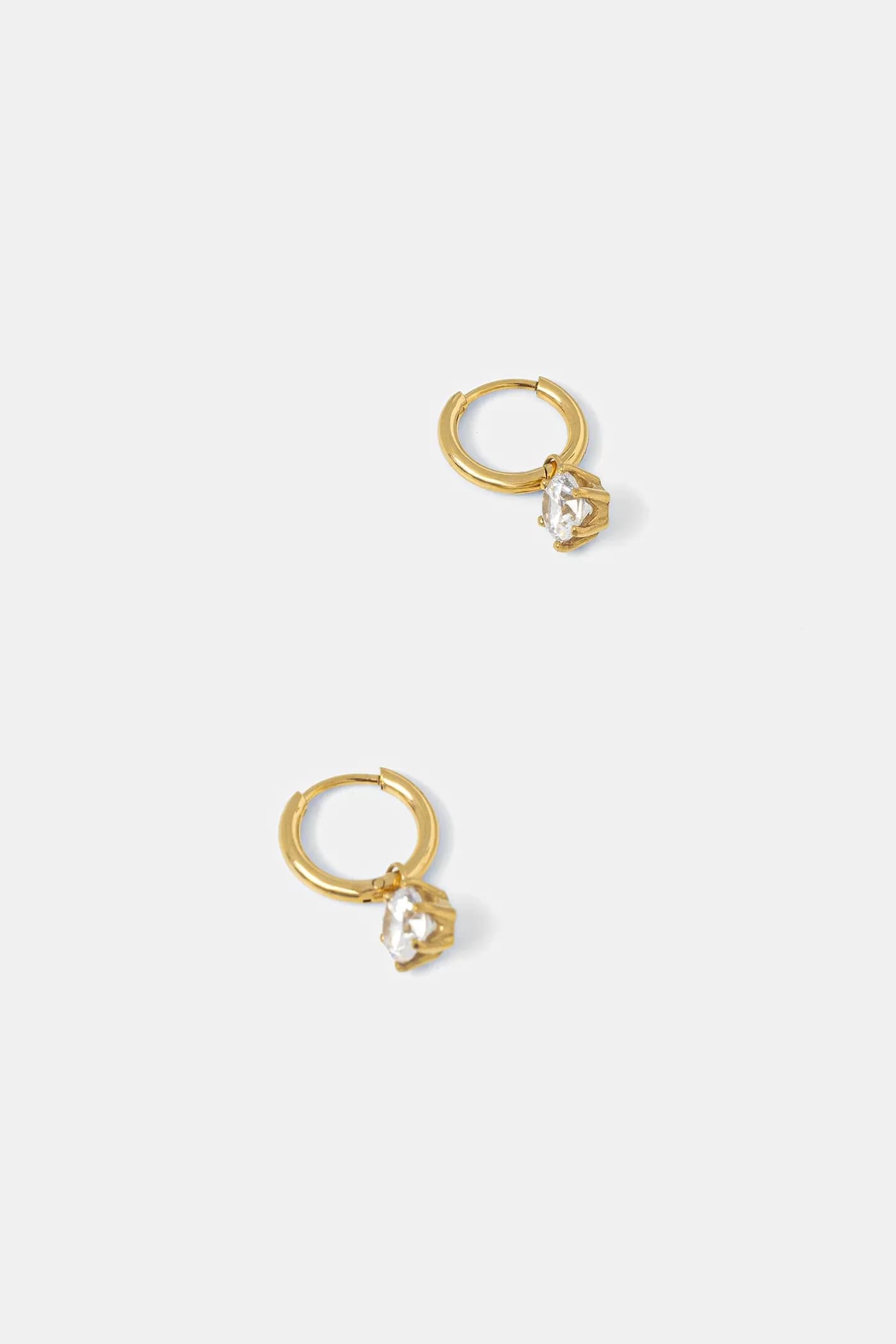 Позолоченные серьги-короны