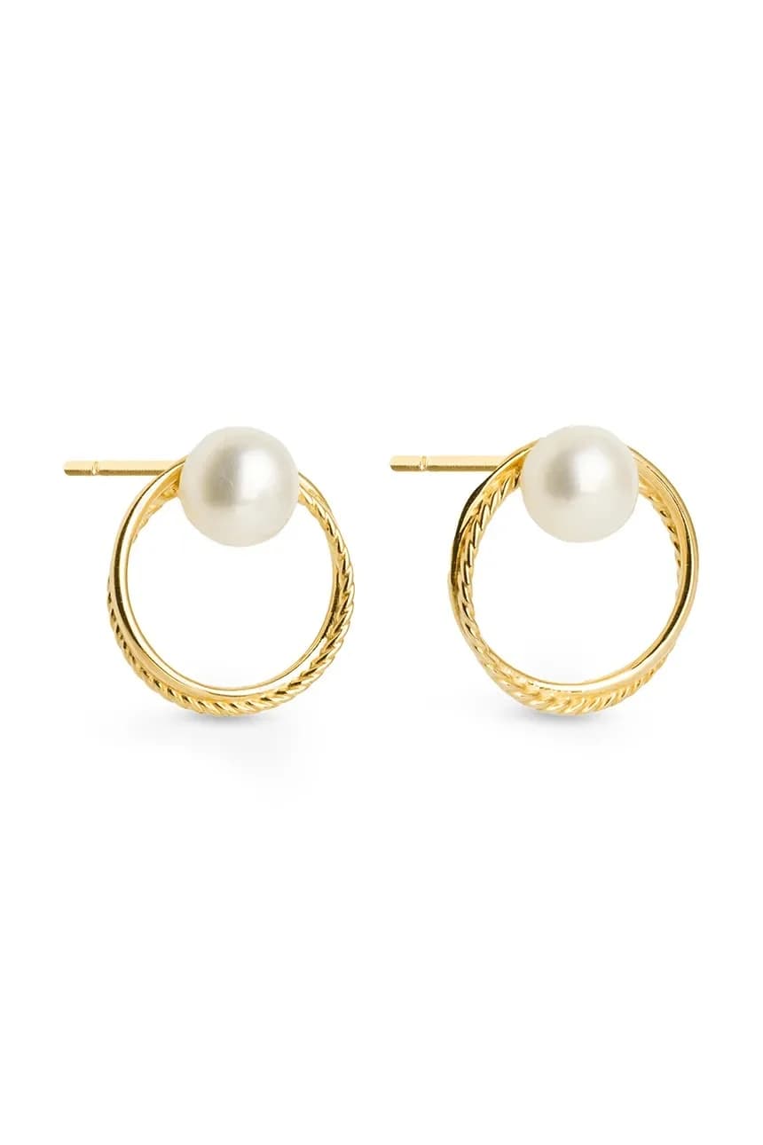 Золотые серьги ДОЛЬЧЕ ВИТА