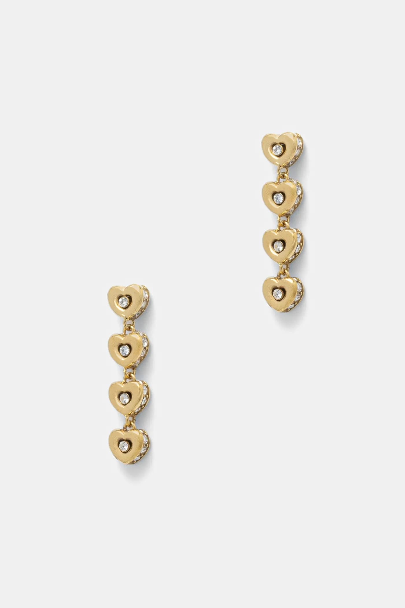 ЛЮБОВЬ. серьги золотые для женщин