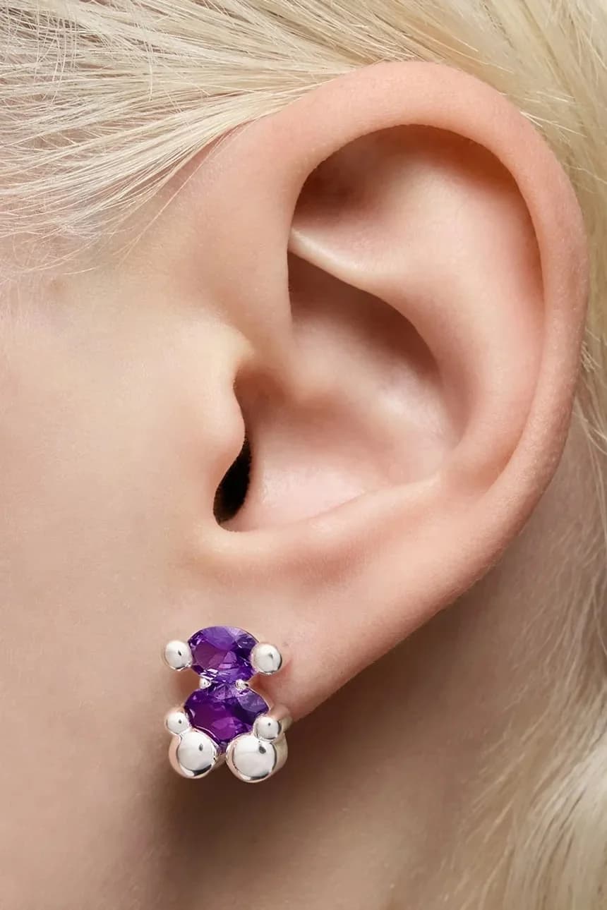 Серебряные серьги Bold Bear Lab серебро для женщин - фото 6