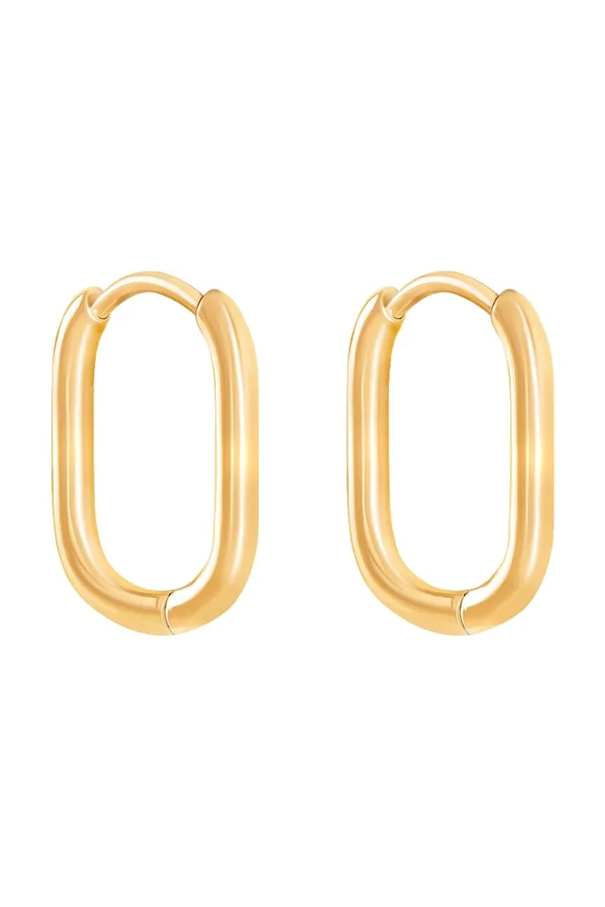 Позолоченные серьги золотые для женщин