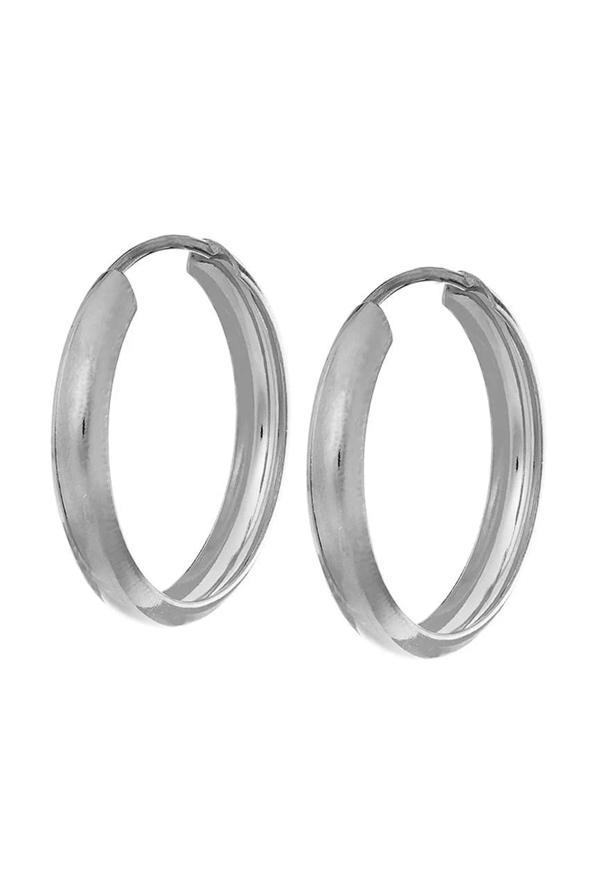 Модные серебряные серьги