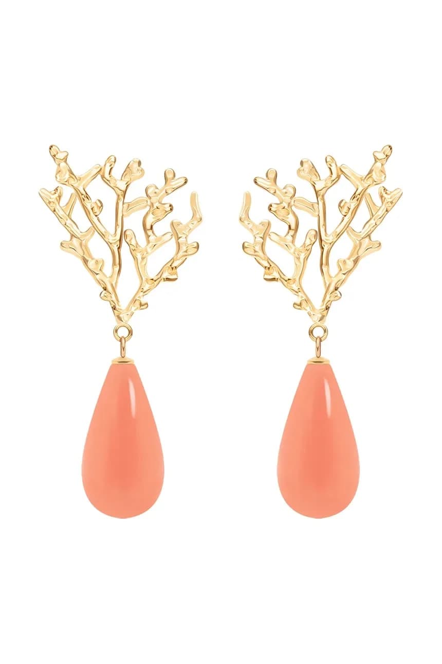 Позолоченные серьги золотые для женщин