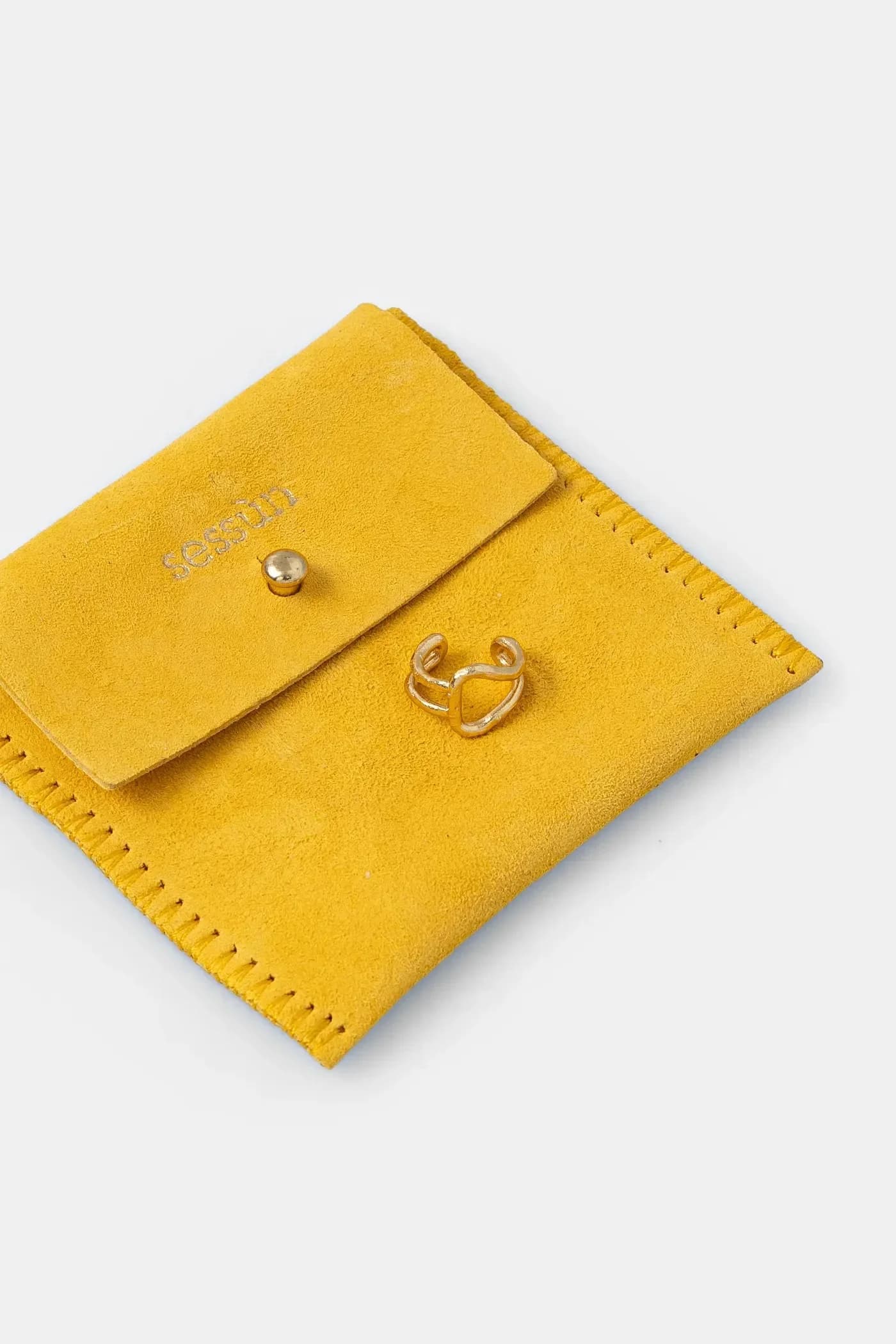 Позолоченная серьга - фото 3