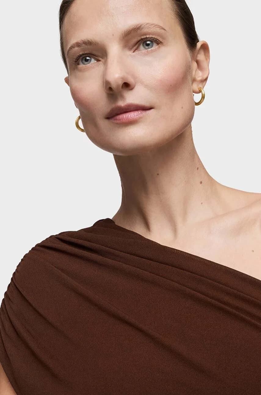 Позолоченные серебряные серьги 1950 г. - фото 4