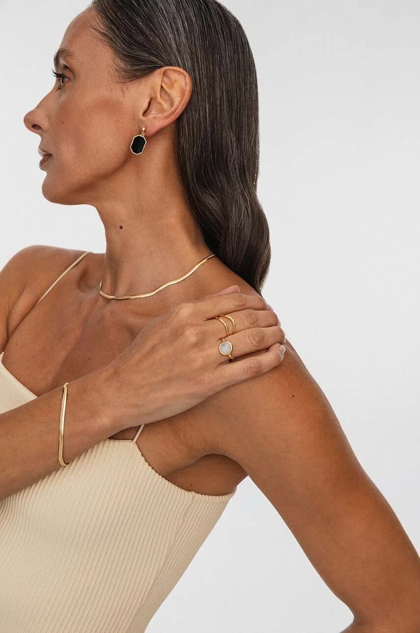 СОВРЕМЕННЫЕ серебряные позолоченные серьги - фото 5