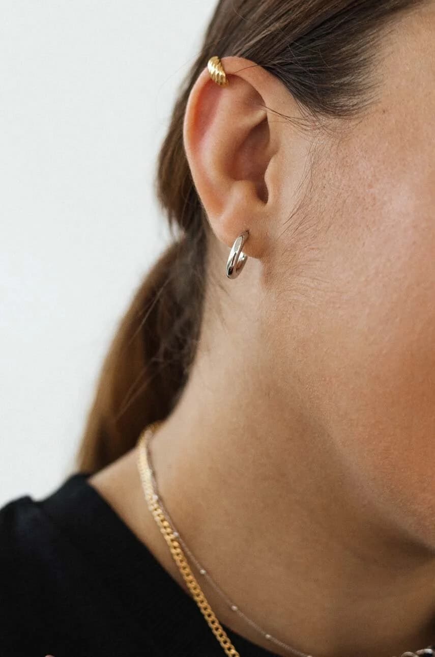 ТРЕНДЫ серебряные серьги - фото 4