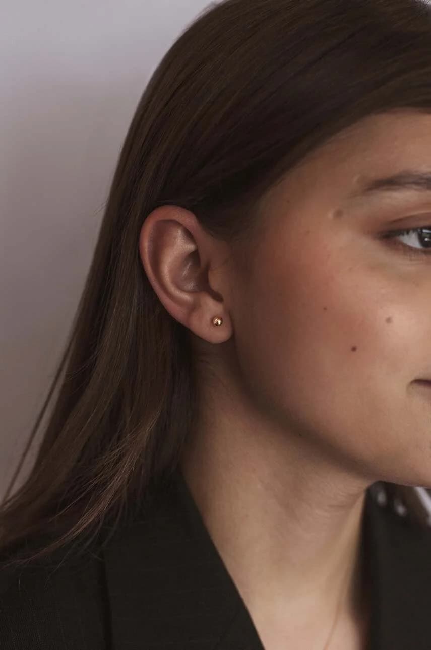 Серебряные серьги ОВАЛ с позолотой - фото 2