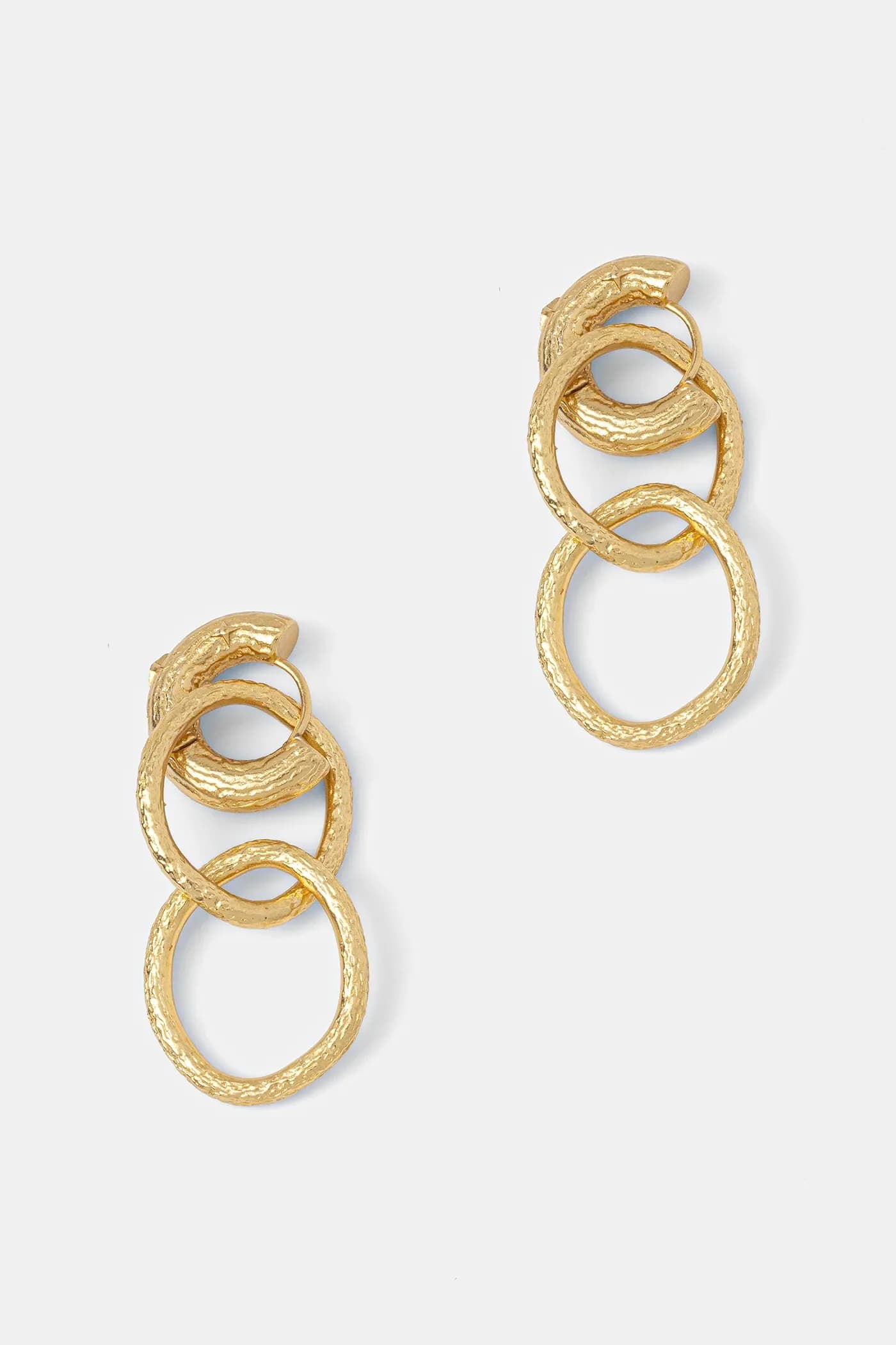 Позолоченные серьги