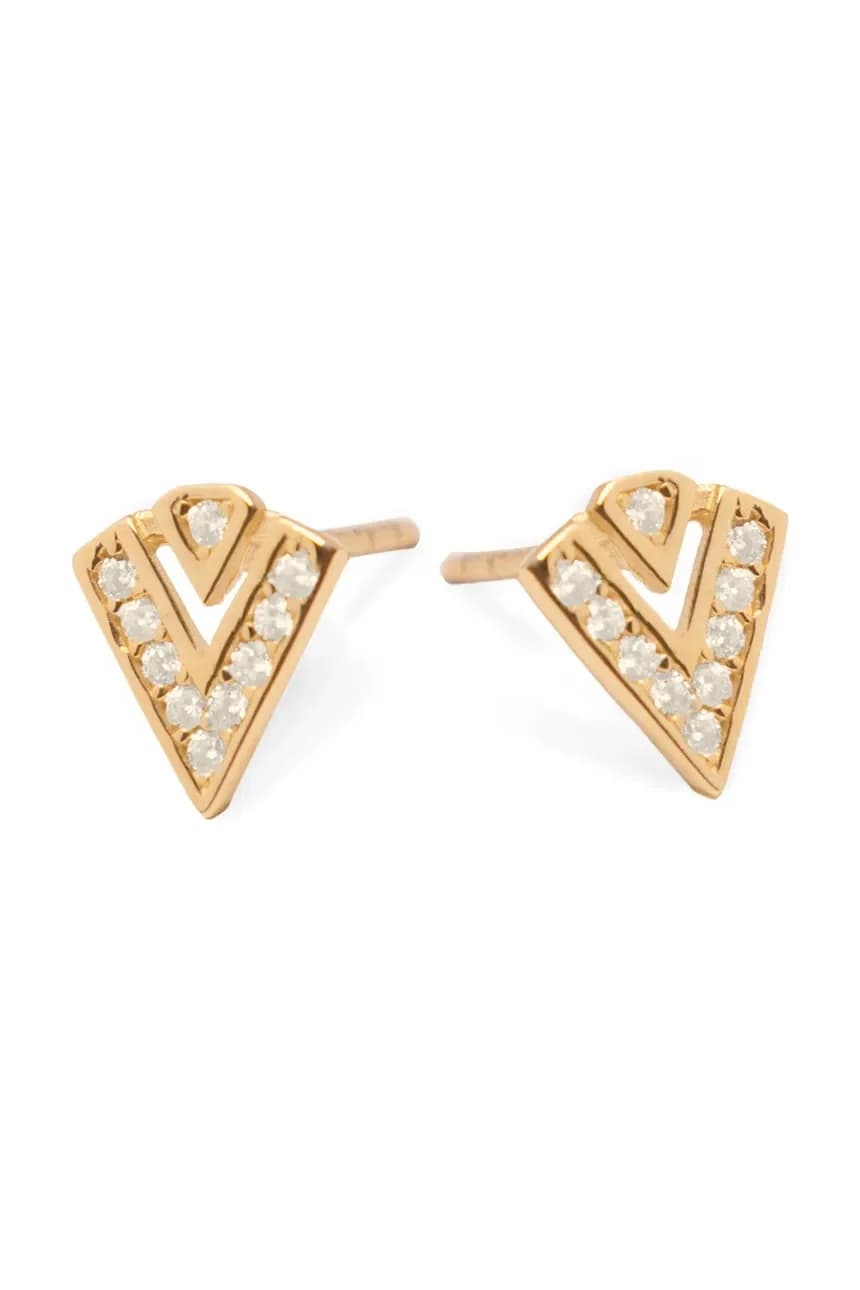 СВЕТЯЩИЕСЯ золотые серьги