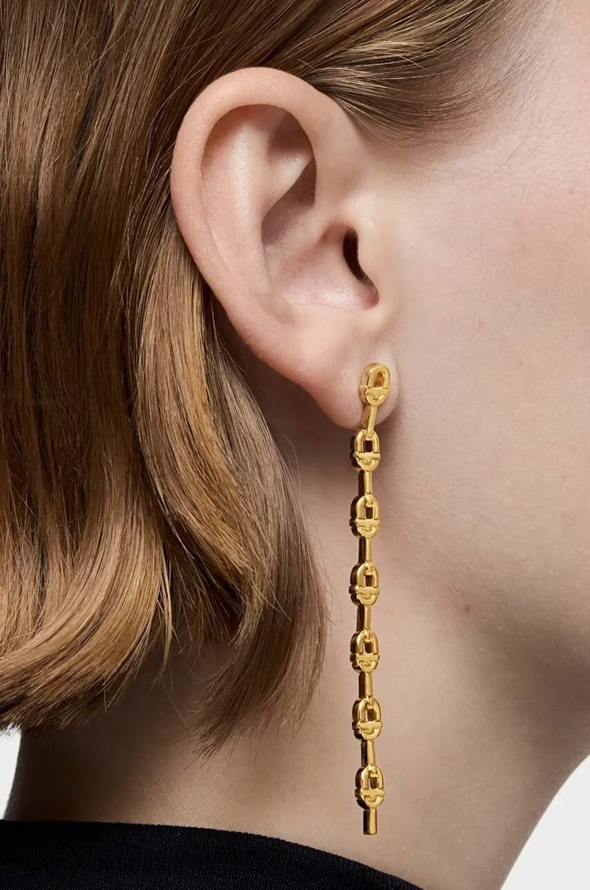 Позолоченные серебряные серьги Manifesto - фото 6