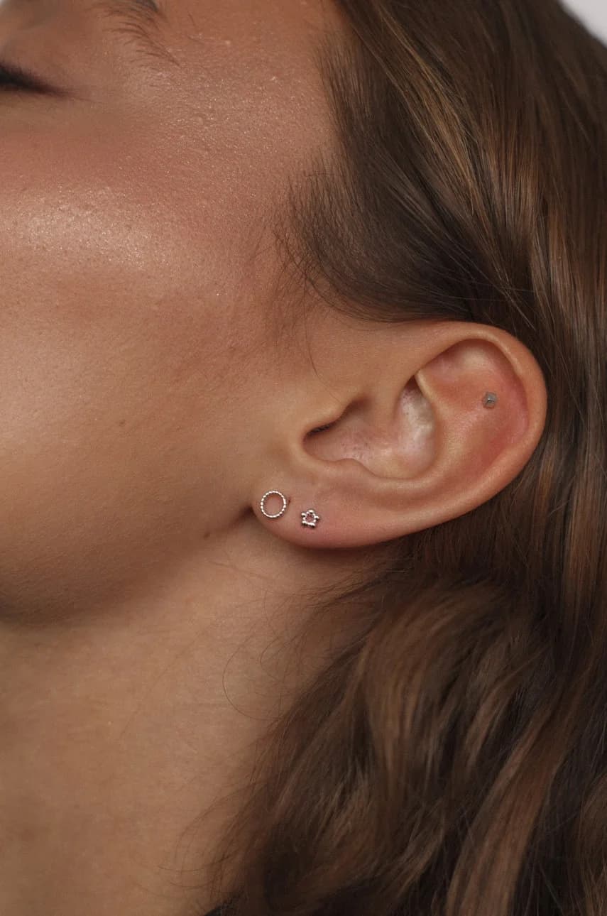 Серебряная серьга Piercing Rock It - фото 2