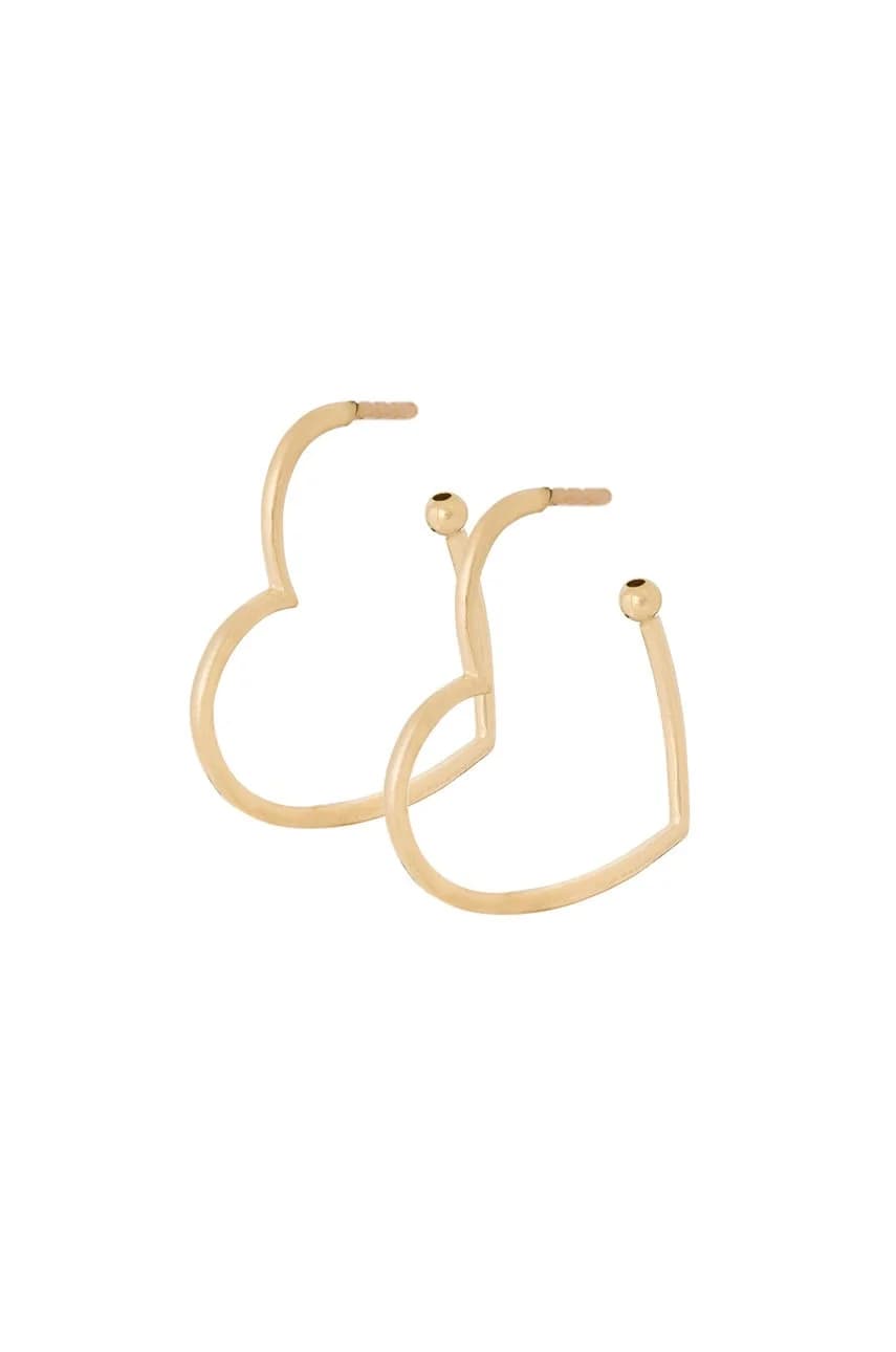 серебряные серьги Romantica с позолотой