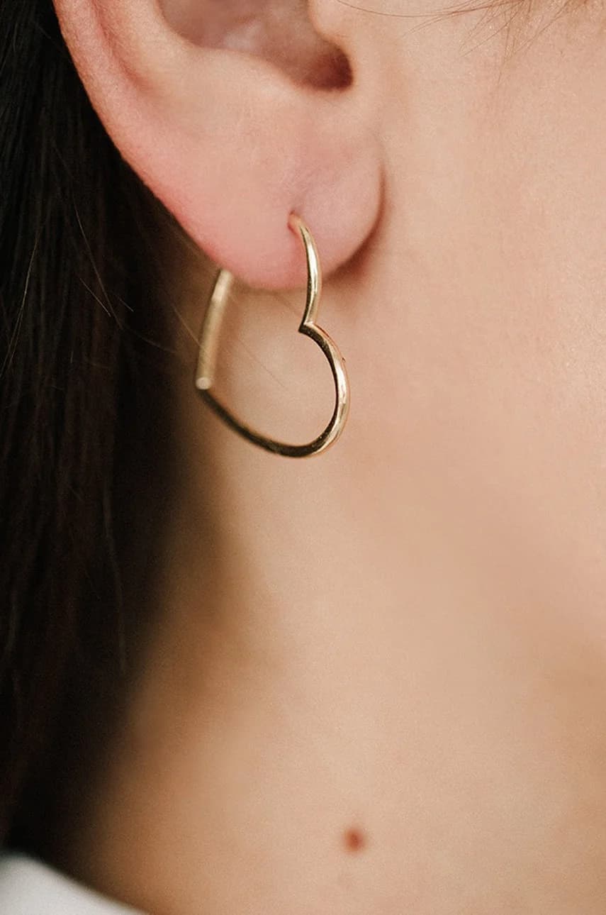 серебряные серьги Romantica с позолотой - фото 2