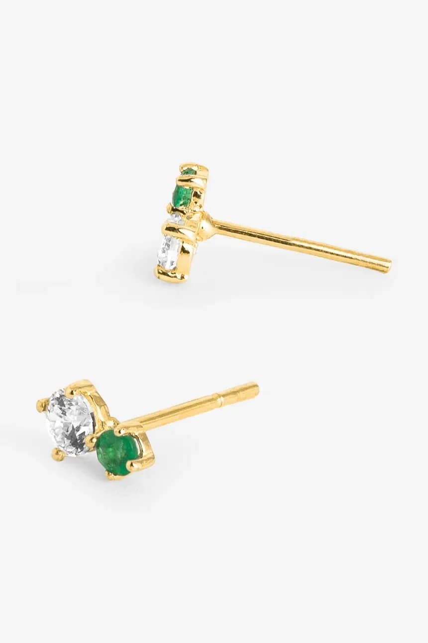 Золотые серьги ДОЛЬЧЕ ВИТА - фото 2