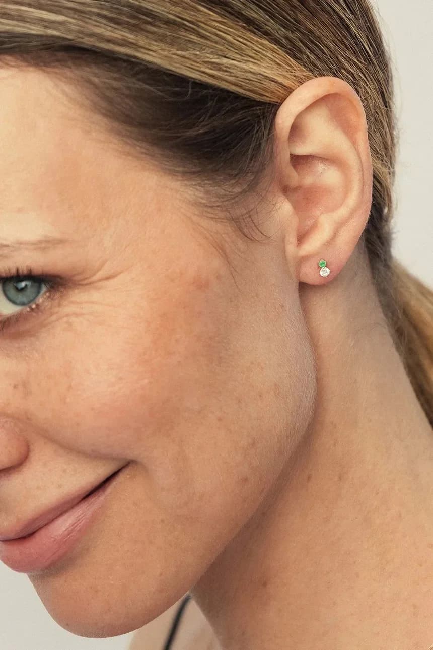 Золотые серьги ДОЛЬЧЕ ВИТА - фото 4