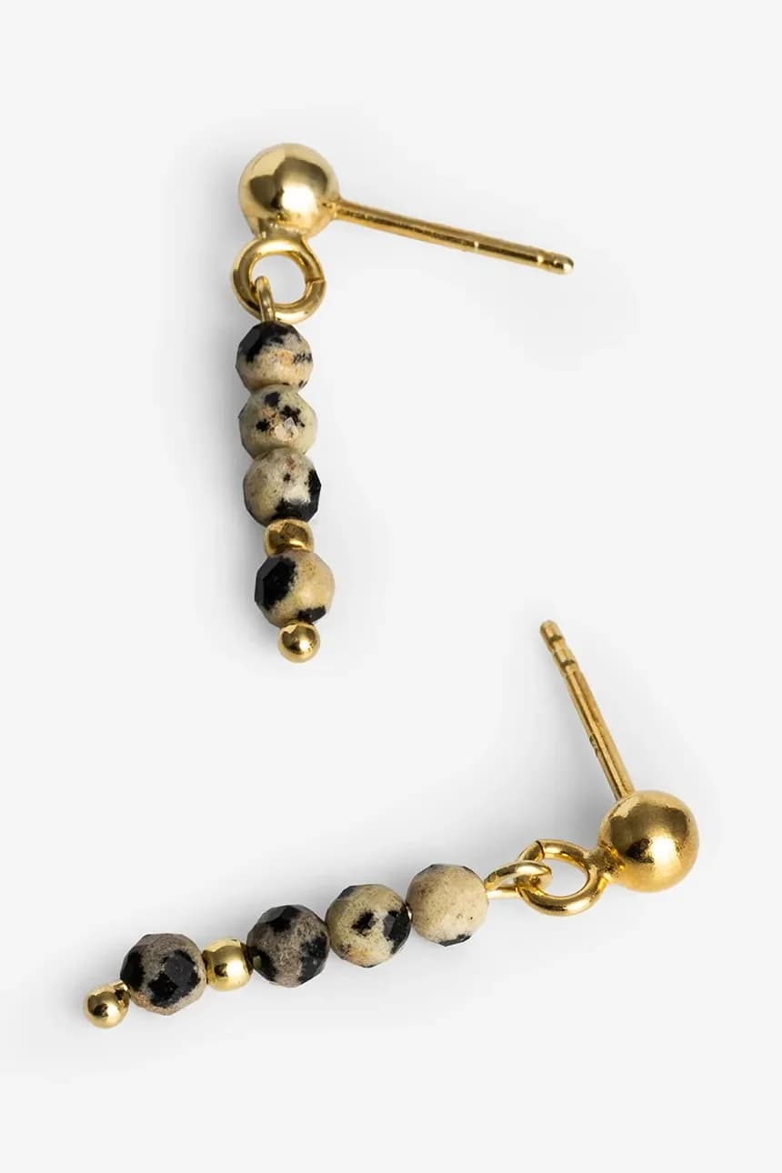 ЛЕТО серебряные позолоченные серьги - фото 3