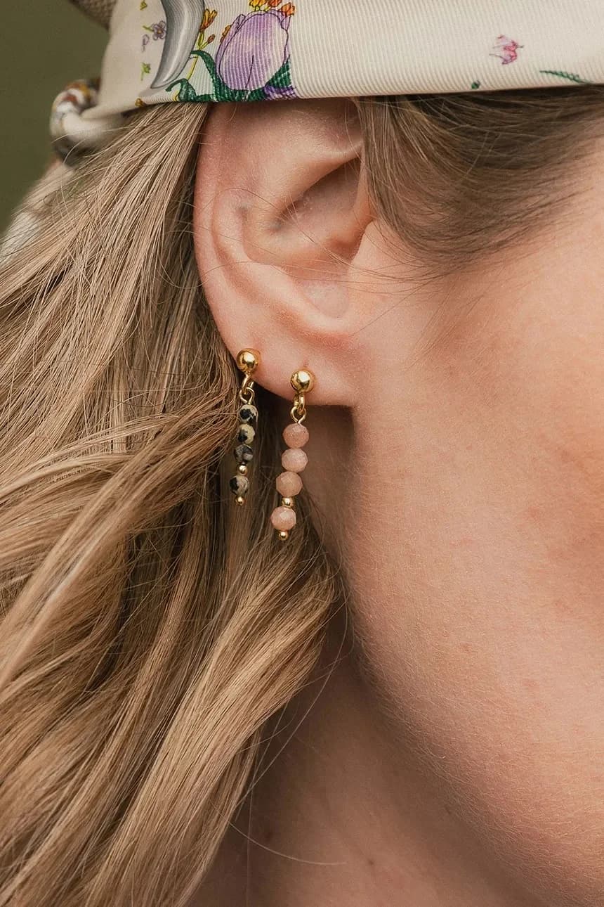 ЛЕТО серебряные позолоченные серьги - фото 5