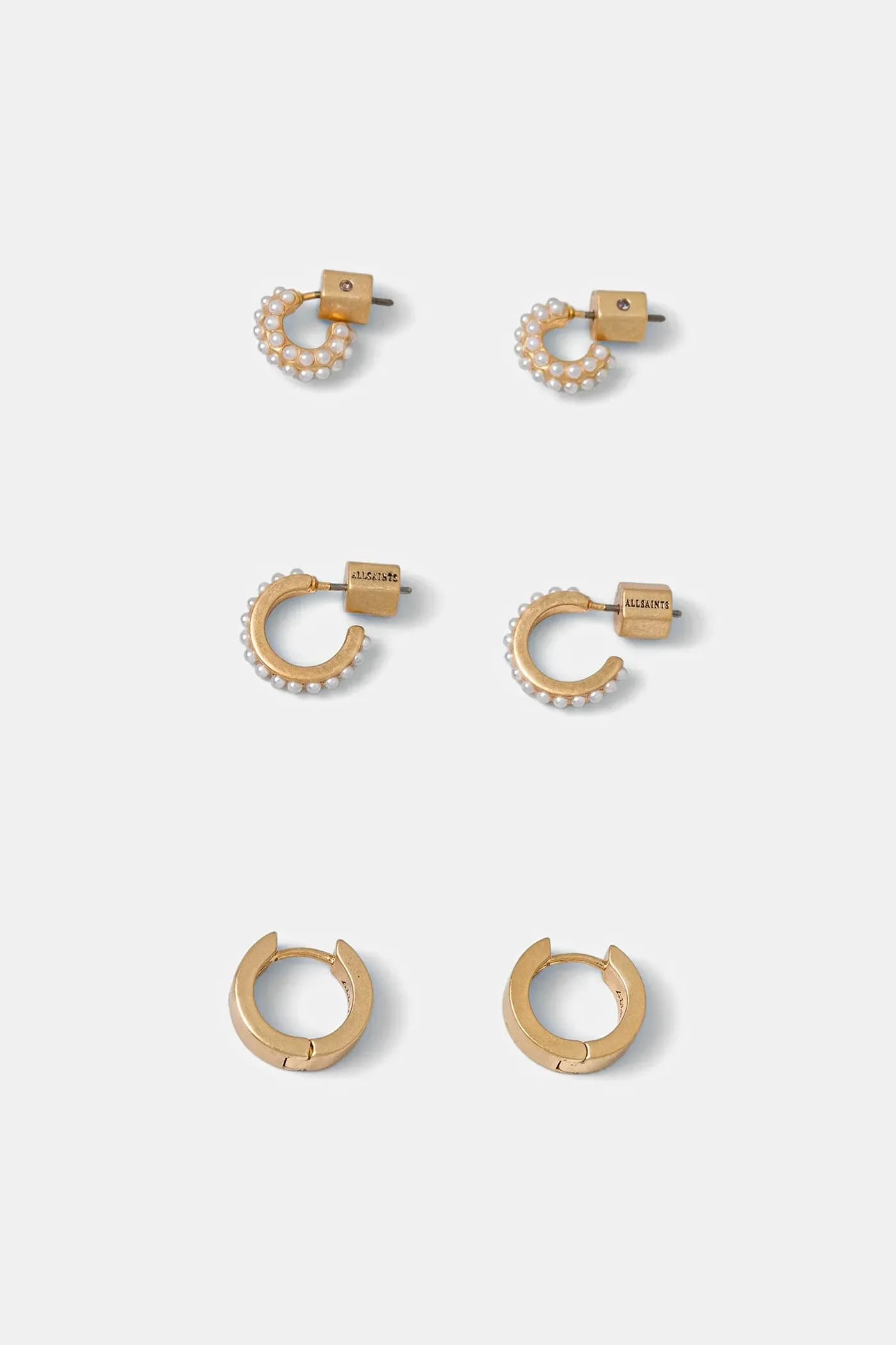 3 пары сережек