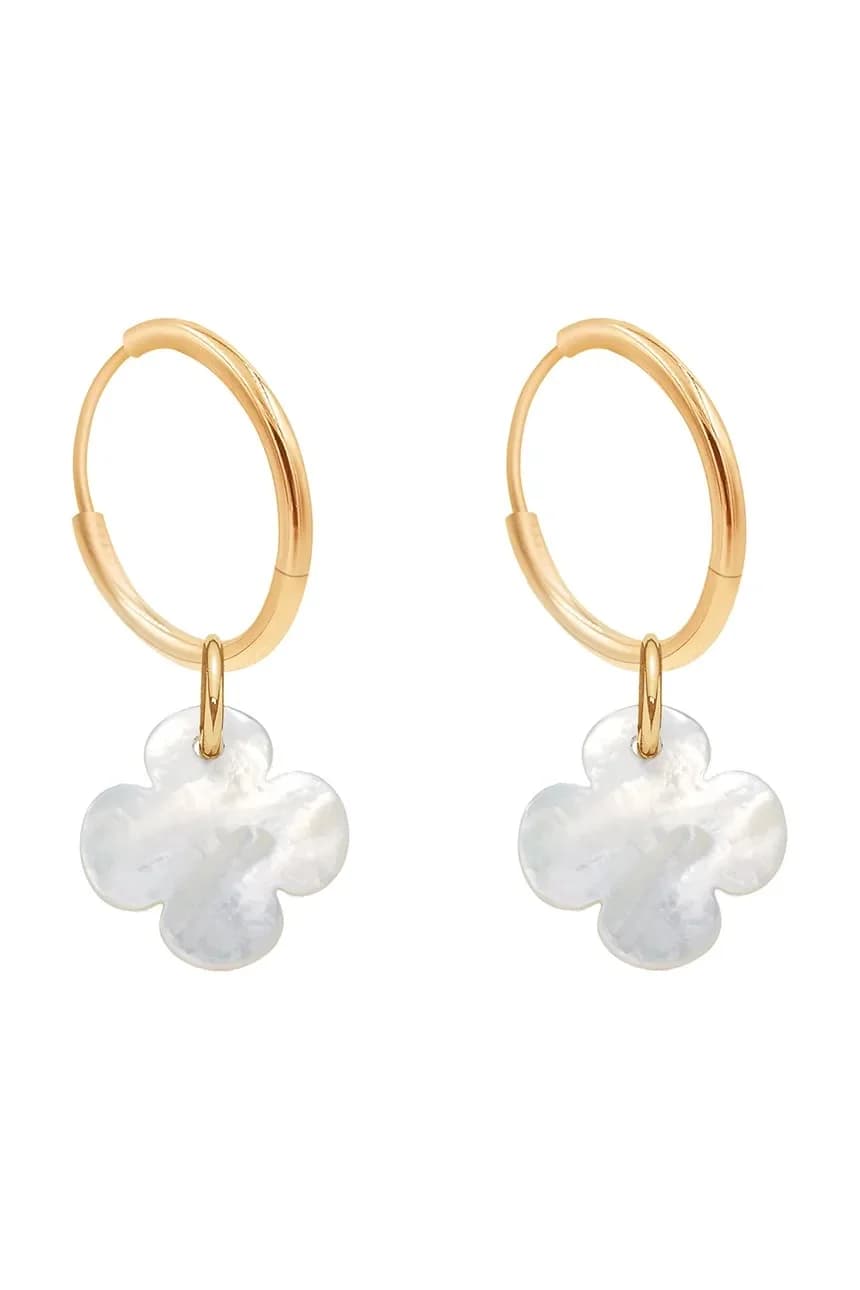 Позолоченные серьги золотые для женщин