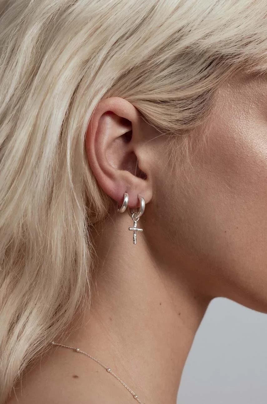 Серебряные серьги - фото 4