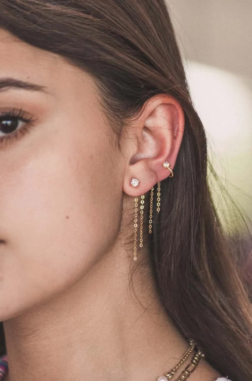 Серебристый позолоченный кафф ROCK IT - фото 3